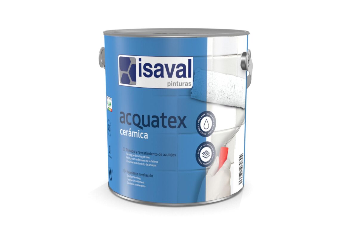 Acquatex Cerámica. Esmalte poliuretano azulejos de Pinturas Isaval