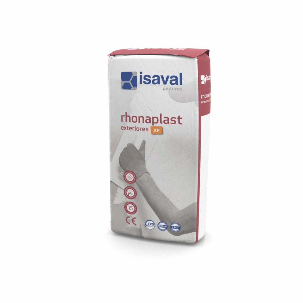 Rhonaplast Exteriores XF. Enlucido fibrado de Pinturas Isaval